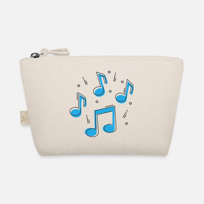 Cartoon music note Organic Pouch