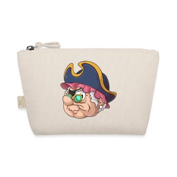 Piraten Grossmutter / Oma Pirat - Bio-Täschchen - Natur - Vorne