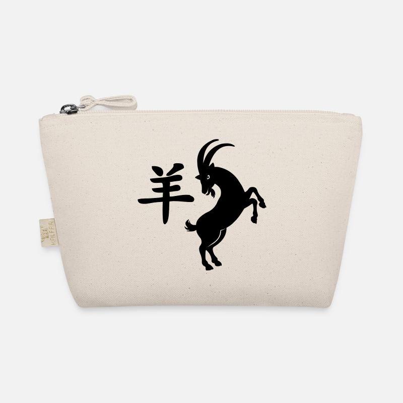 Caractère chinois chèvre avec image de chèvre Trousse biologique