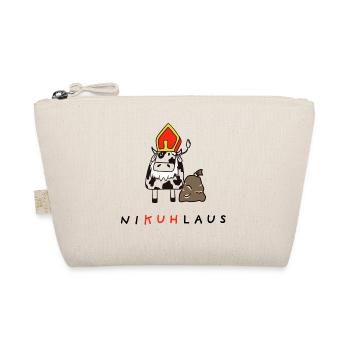 NiKUHlaus - Nikolaus, Kuh, Illustration - Bio-Täschchen - Natur - Vorne
