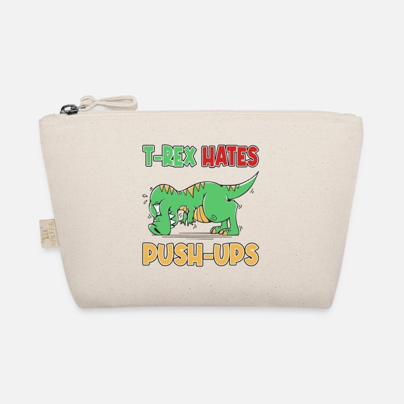 T-Rex déteste les pompes Push-ups Humour drôle Trousse biologique