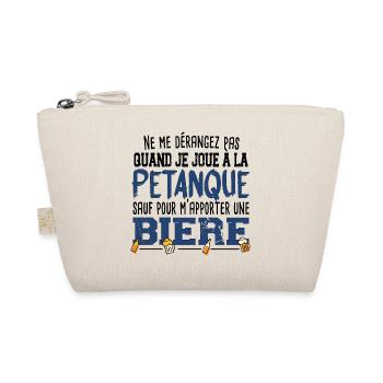 Pétanque Bière Boule Marseille Sud France Cadeau - Trousse biologique - nature - Devant