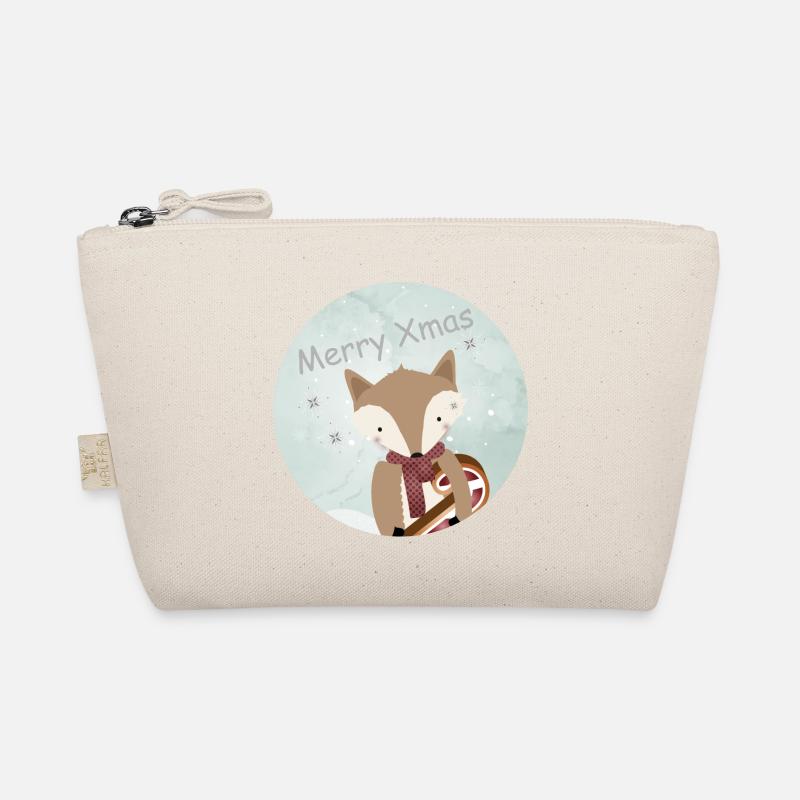 renard doré pour Noël avec canne à sucre Trousse biologique