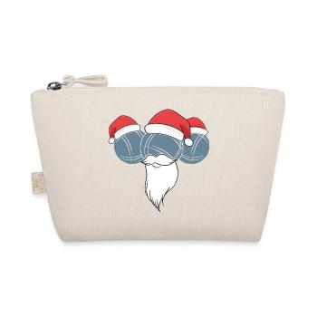 Boule Santa Petanque Outfit für Bouler zum boulen - Bio-Täschchen - Natur - Vorne