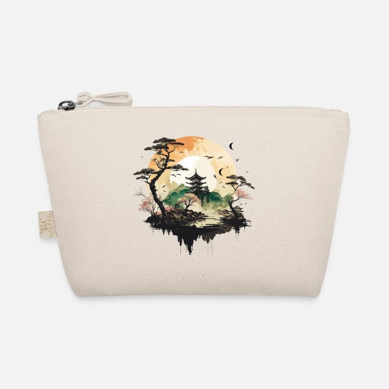 Asian Temple Organic Pouch
