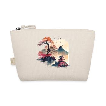 Japanische Kunst - Bio-Täschchen - Natur - Vorne