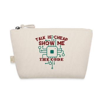 Funny Coder Quote Programming Programmer - Organic Pouch - nature - Front