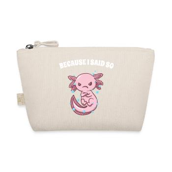 Parce que je sarcastique parents si drôles maman papa - Trousse biologique - nature - Devant