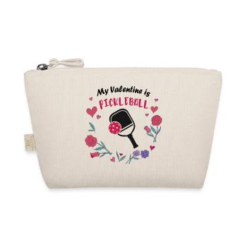 Mein Valentin ist Pickleball - Bio-Täschchen - Natur - Vorne