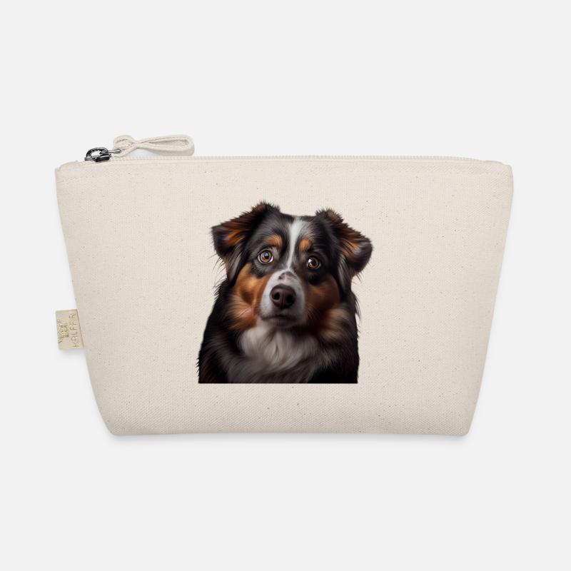 Sweet Australian Shepherd Gift for Organic Pouch