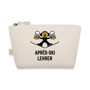 Après-Ski Lehrer (Bier / Karikatur / 3C) - Bio-Täschchen - Natur - Vorne
