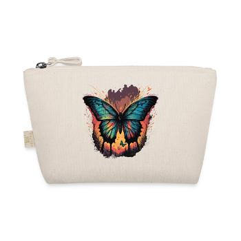Schmetterling Sonnenuntergang - Bio-Täschchen - Natur - Vorne