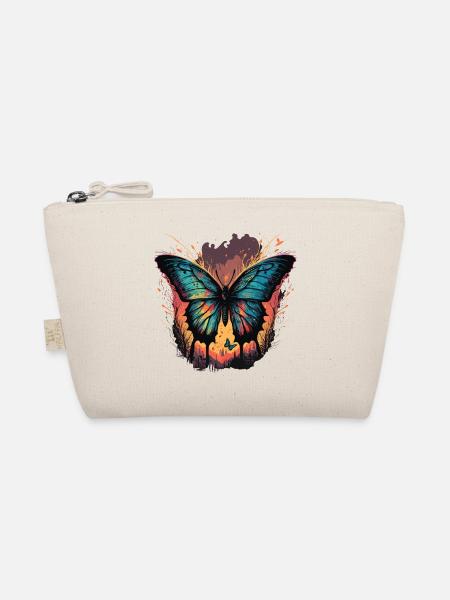 Butterfly Sunset - Organic Pouch - nature - Front