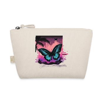 Papillon Vaporwave volant - Trousse biologique - nature - Devant