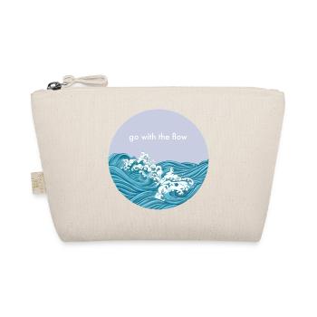Go with the flow - Organic Pouch - nature - Front