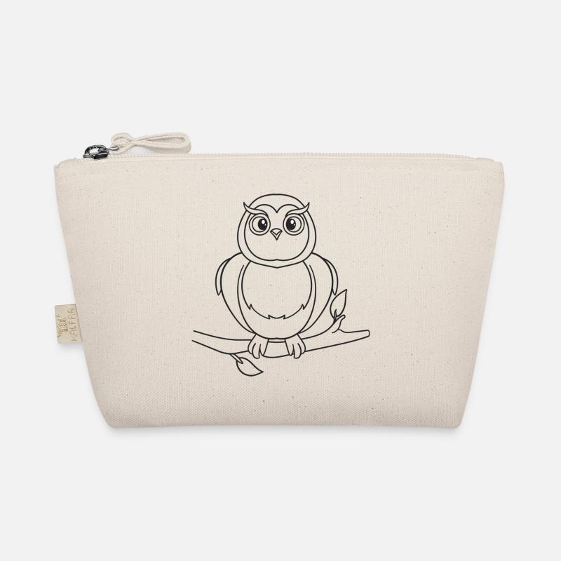 Owl, bird, gift, gift idea Organic Pouch