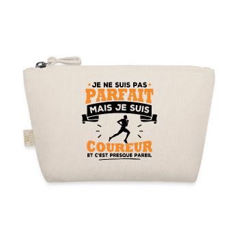 Pas parfait mais je suis coureur - Trousse biologique - nature - Devant
