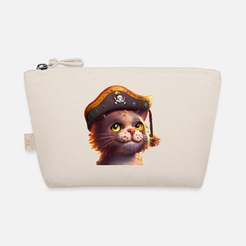 Pirate Cat Cat Pirate Organic Pouch