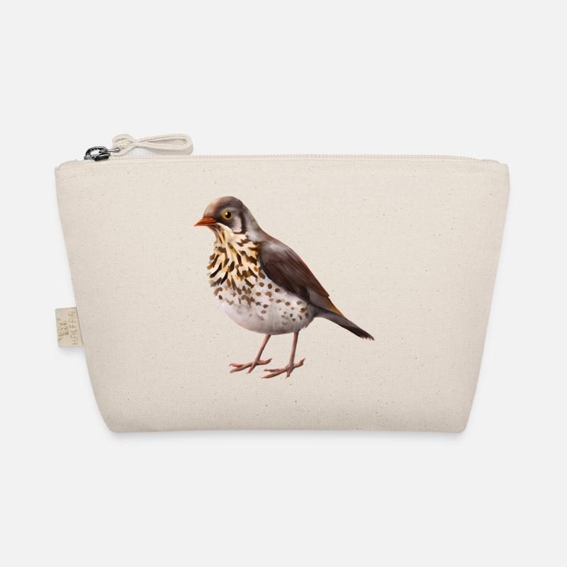 Thrush bird Organic Pouch