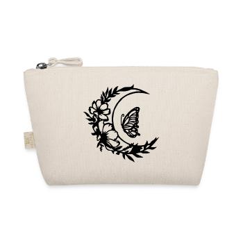 Moon flowers (black) - Organic Pouch - nature - Front