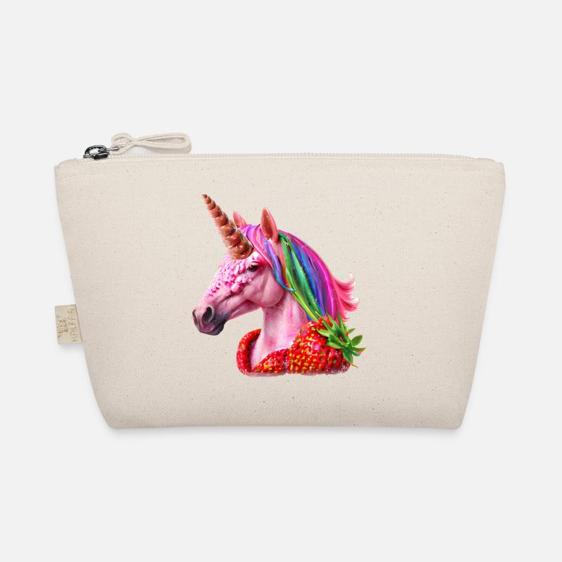 Strawberry Unicorn Design Organic Pouch