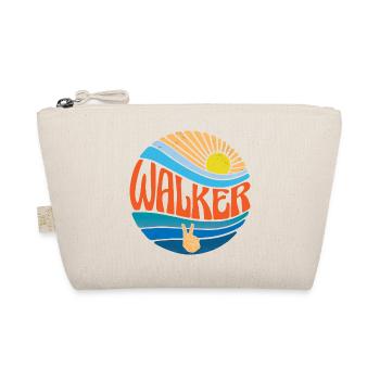 Walker Shirt Vintage Sunset Walker Groovy Tie Dye - Organic Pouch - nature - Front