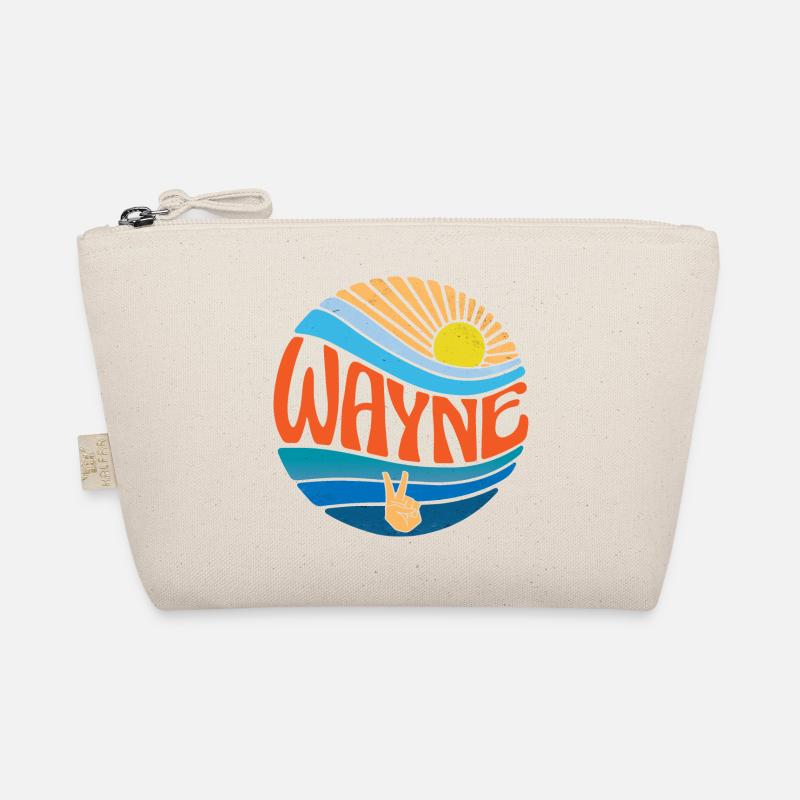 Wayne Hemd Vintage Sunset Wayne Groovy Tie Dye Bio-Täschchen