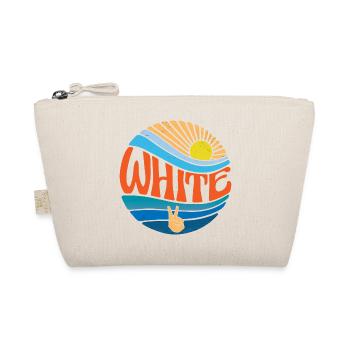 Chemise blanche vintage coucher de soleil blanc Groovy tie teinture - Trousse biologique - nature - Devant