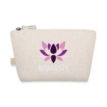 Yoga Geschenkidee - Namaste - Bio-Täschchen - Natur - Vorne