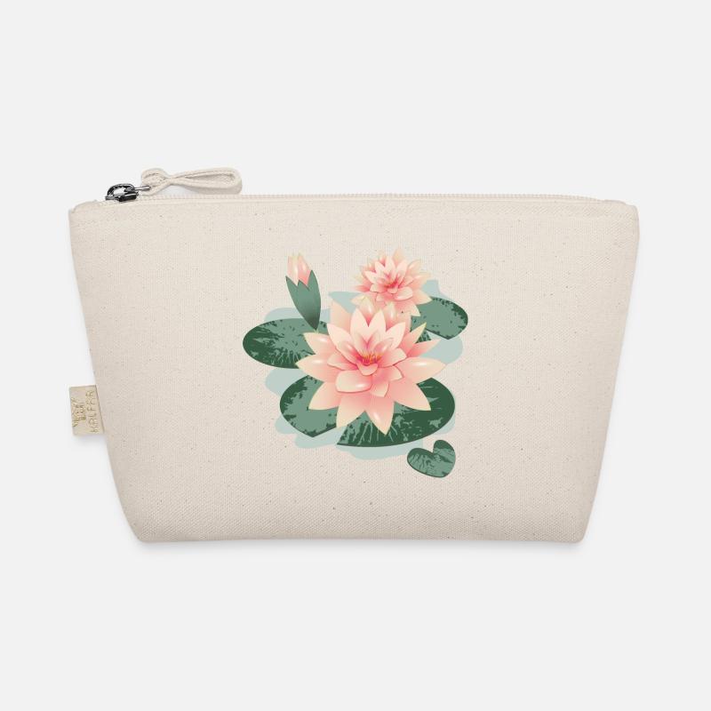 Fleurs de nénuphars avec bourgeon dans l’étang de nénuphars Trousse biologique