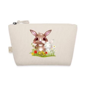 Amitié de lapins mignons au printemps - Trousse biologique - nature - Devant
