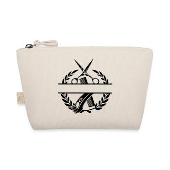 Bannière de nom de barbier couronne de laurier - Trousse biologique - nature - Devant