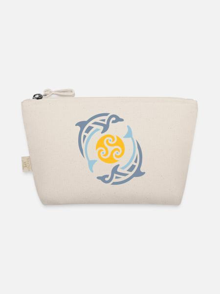 Dauphins tribaux - Trousse biologique - nature - Devant