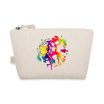 colorful sound symbol for the festival season - Organic Pouch - nature - Front