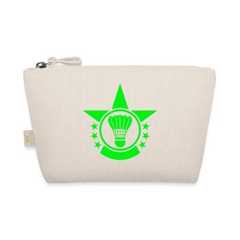 badminton, badminton sport, playing badminton - Organic Pouch - nature - Front