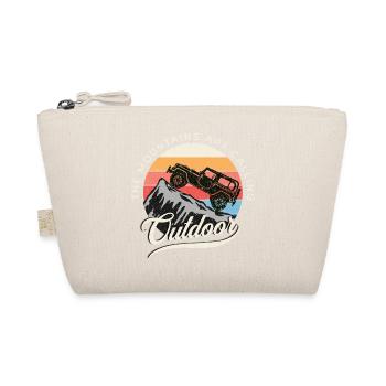 Defender Adventure Camping Retro - Bio-Täschchen - Natur - Vorne