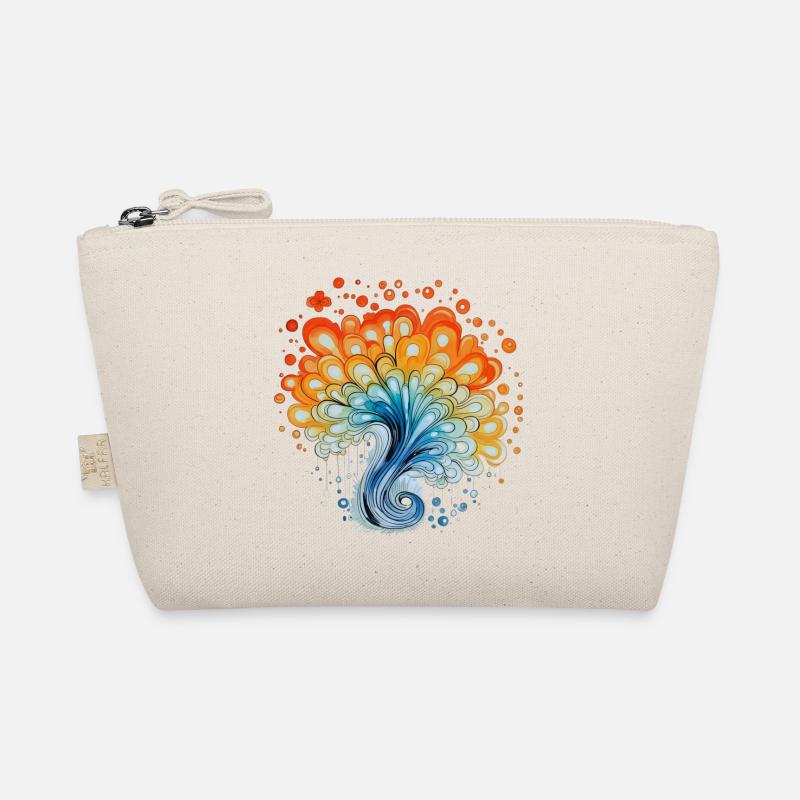 Bunter Wasserfarben Spritzer Bio-Täschchen