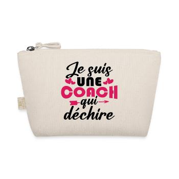 Je suis une coach qui déchire - Trousse biologique - nature - Devant