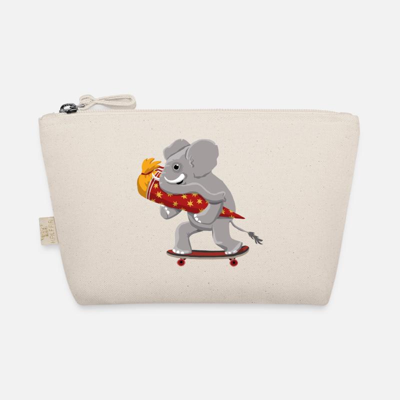 Eléphant avec planche à roulettes et cône d’école Trousse biologique