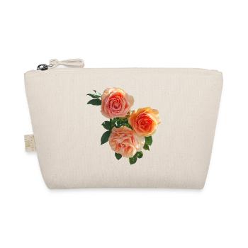 Peach Rose Bouquet - Organic Pouch - nature - Front