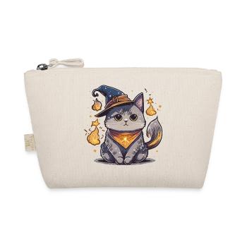 Feline Wizard - Organic Pouch - nature - Front