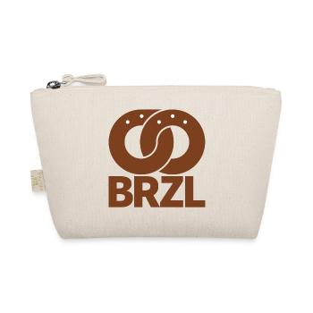 Minimaliste et moderne – Design bretzel bavarois - Trousse biologique - nature - Devant