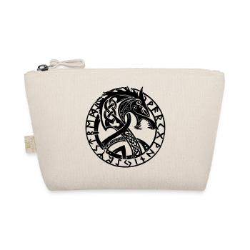 Fenrir and Runes - Organic Pouch - nature - Front
