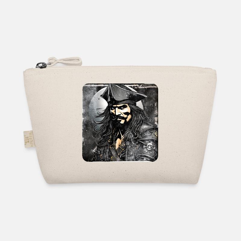 Grim Pirate Buccaneer Sailor Captain Organic Pouch