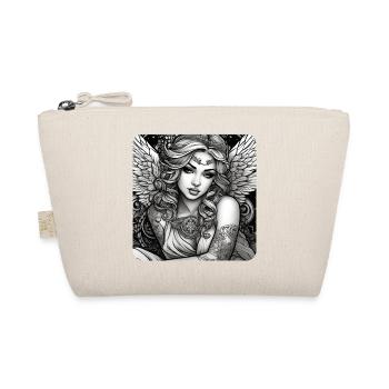 Cute angel with tattoos - Organic Pouch - nature - Front