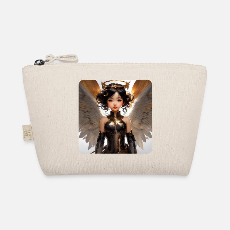 Cute angel with halo Organic Pouch