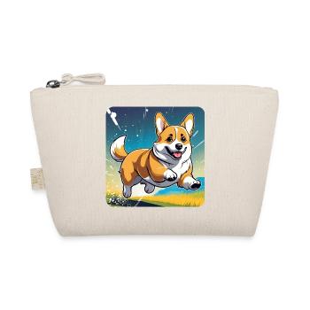 Cute Welsh Corgi Dog - Organic Pouch - nature - Front