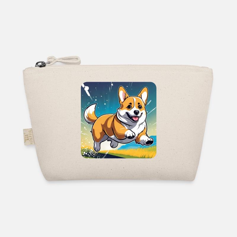 Cute Welsh Corgi Dog Organic Pouch