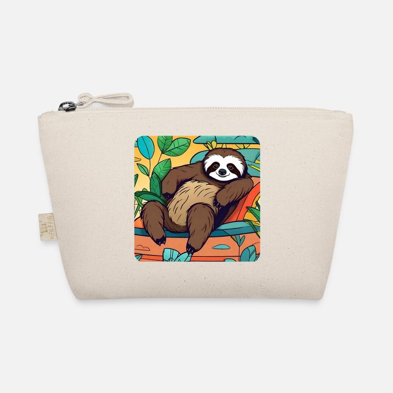 Relaxed sloth Organic Pouch