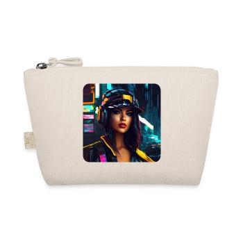 Cool Graffiti Hip Hop Girl Street avec écouteurs - Trousse biologique - nature - Devant